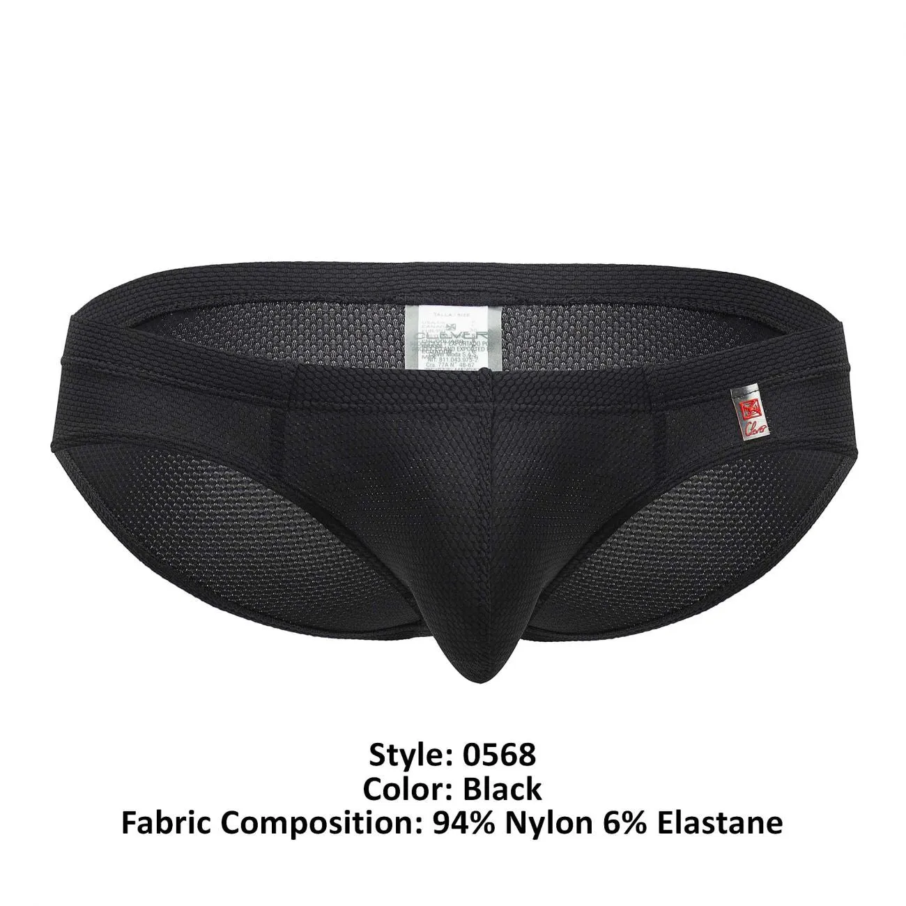 Clothing_Clever_Mens Underwear Clever 0568-1 Elements Briefs Color Black