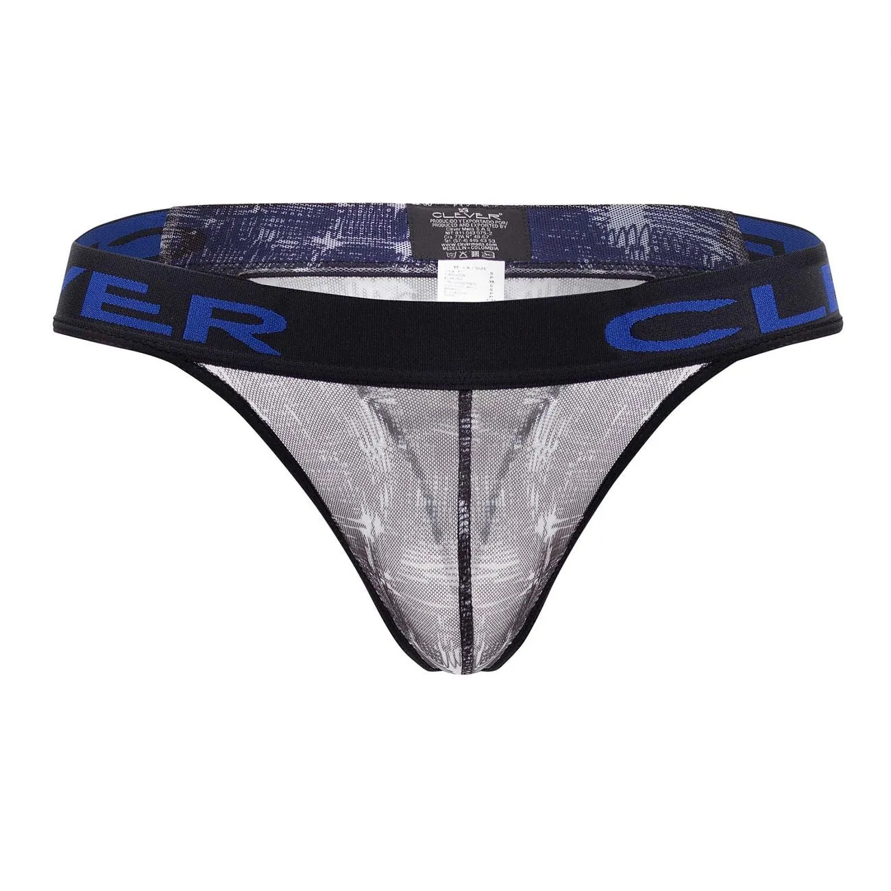 Clothing_Clever_Mens Underwear Clever 0920 Code Thongs Color Black