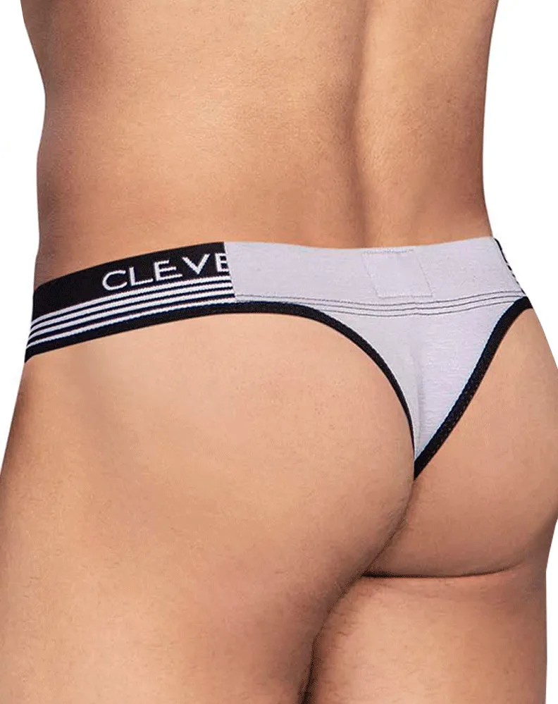 Clothing_Clever_Mens Underwear Clever 0926 Comfy Thongs Gray