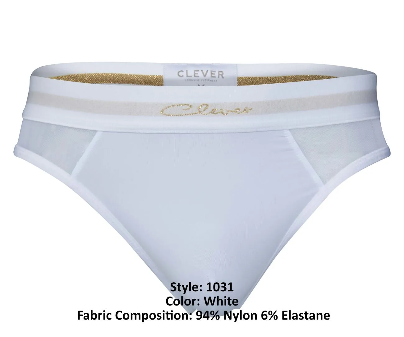 Clothing_Clever_Mens Underwear Clever 1031 Berna Thongs Color White