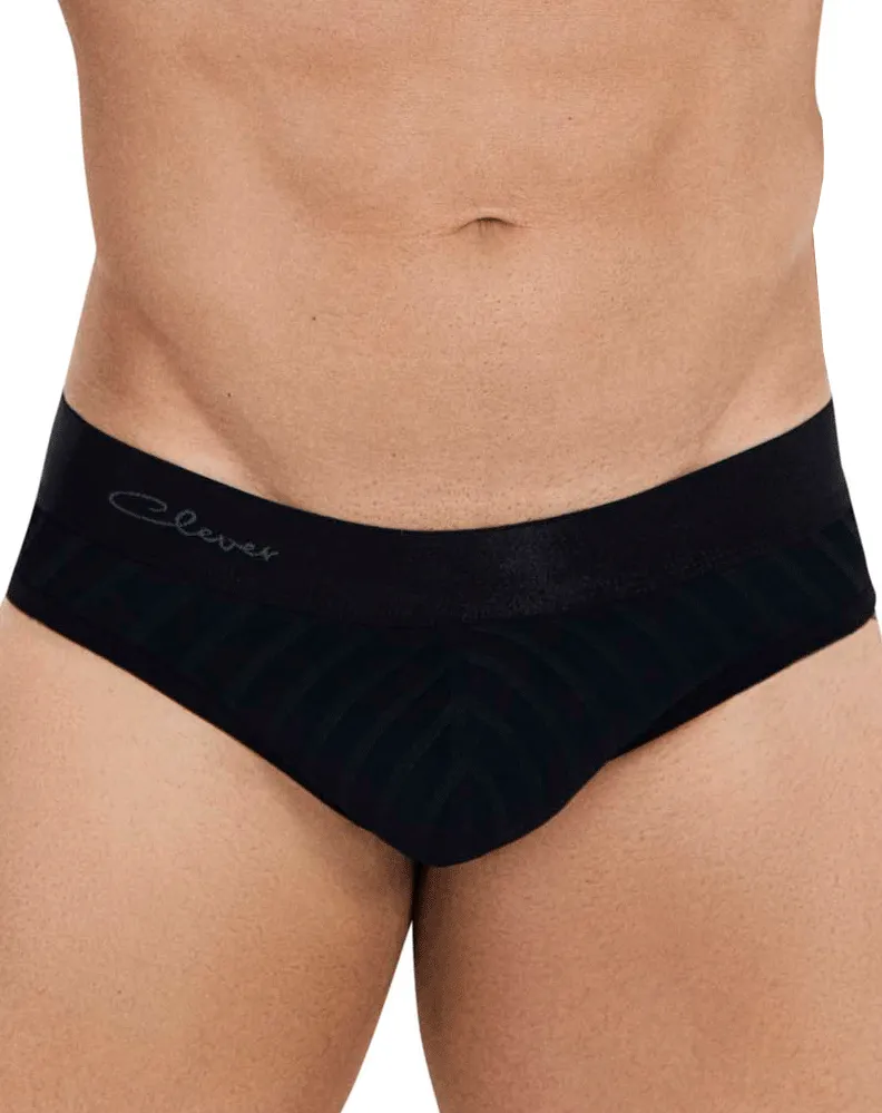 Clothing_Clever_Mens Underwear Clever 1033 Lucerna Briefs Black