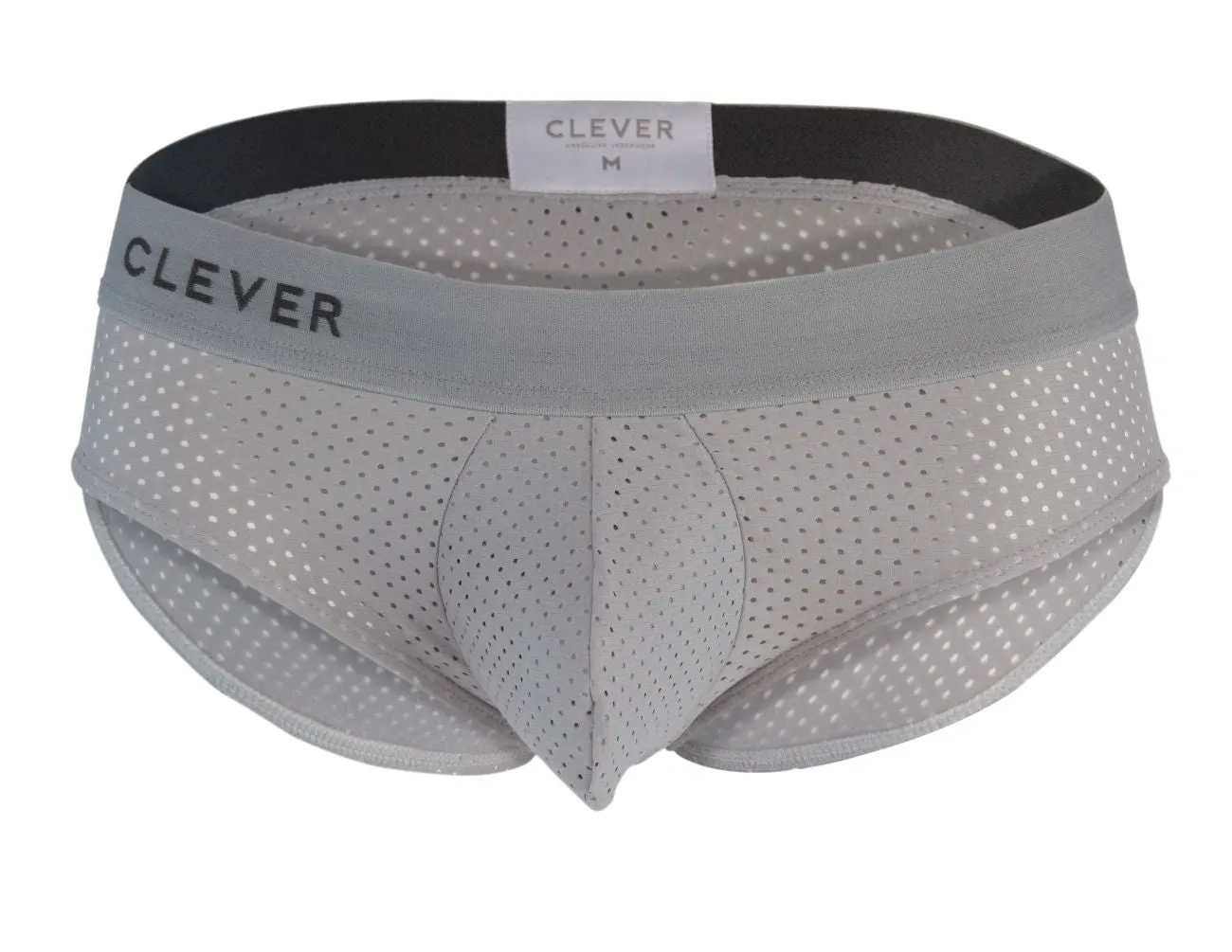 Clothing_Clever_Mens Underwear Clever 1208 Euphoria Briefs Color Gray