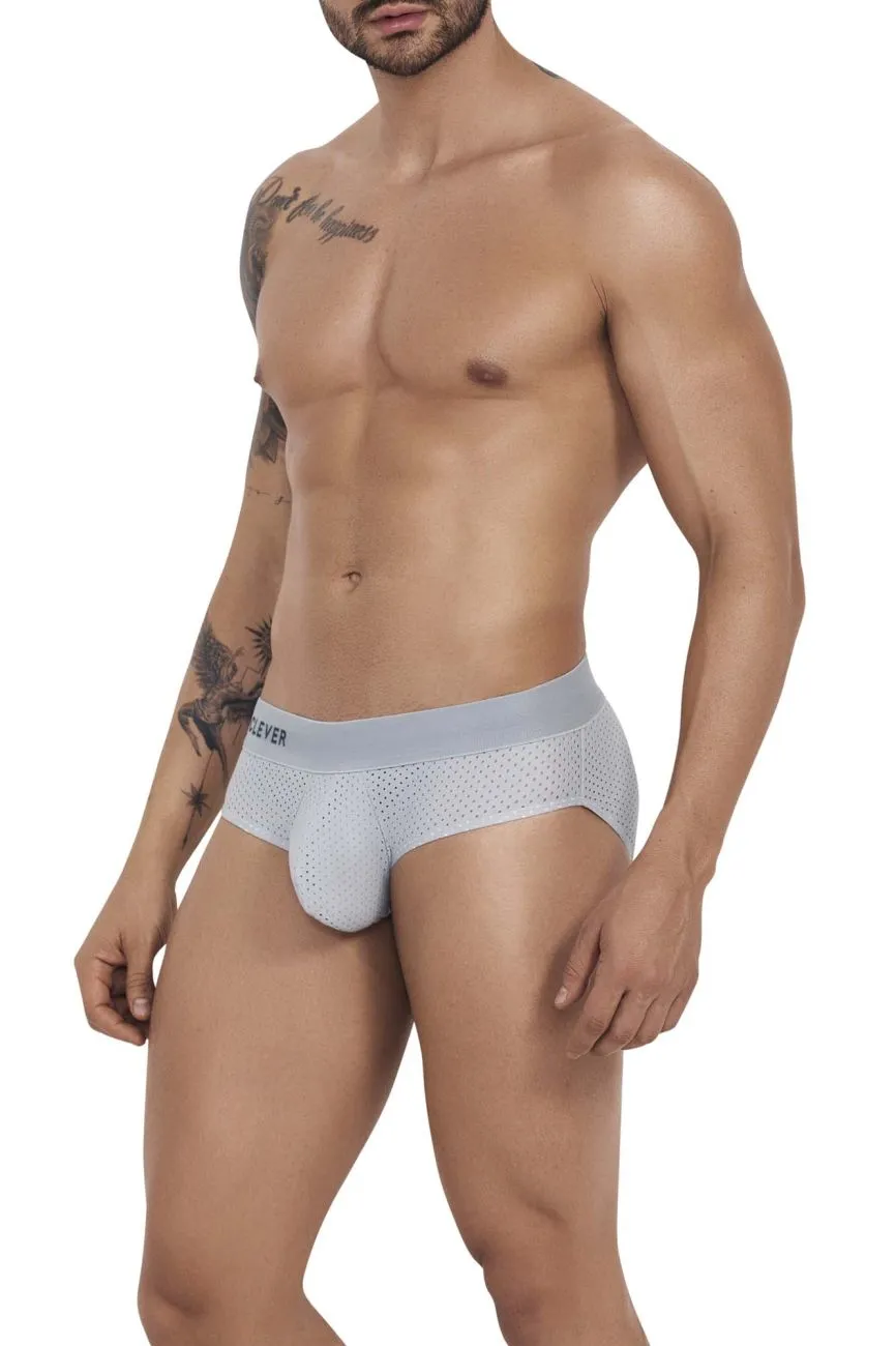 Clothing_Clever_Mens Underwear Clever 1208 Euphoria Briefs Color Gray