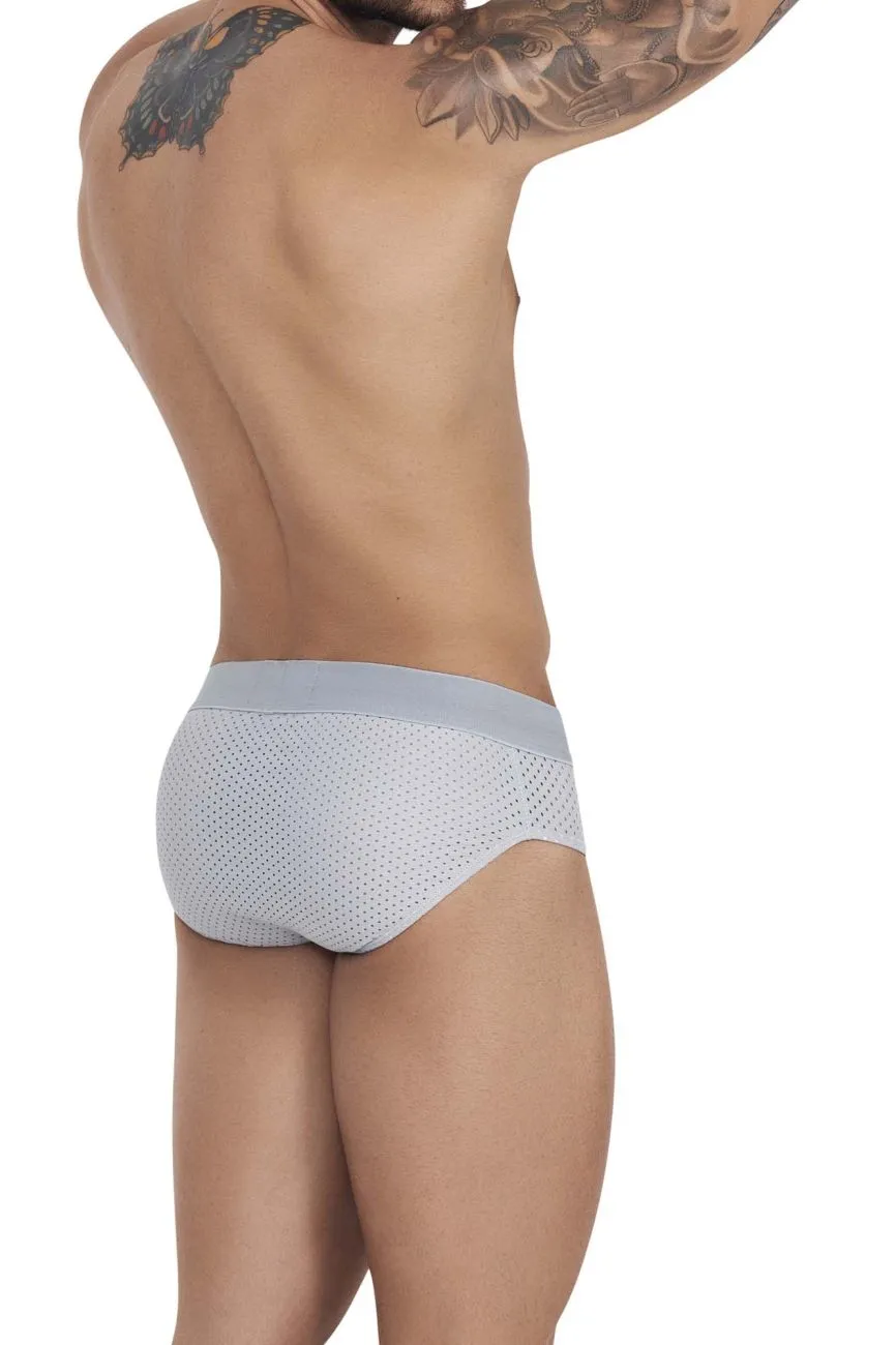 Clothing_Clever_Mens Underwear Clever 1208 Euphoria Briefs Color Gray