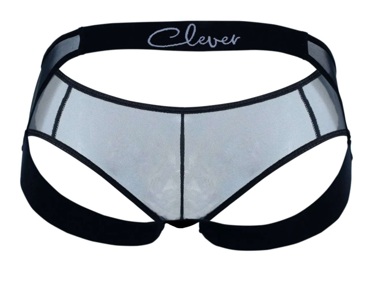 Clothing_Clever_Mens Underwear Clever 1228 Demon Jockstrap Color Black