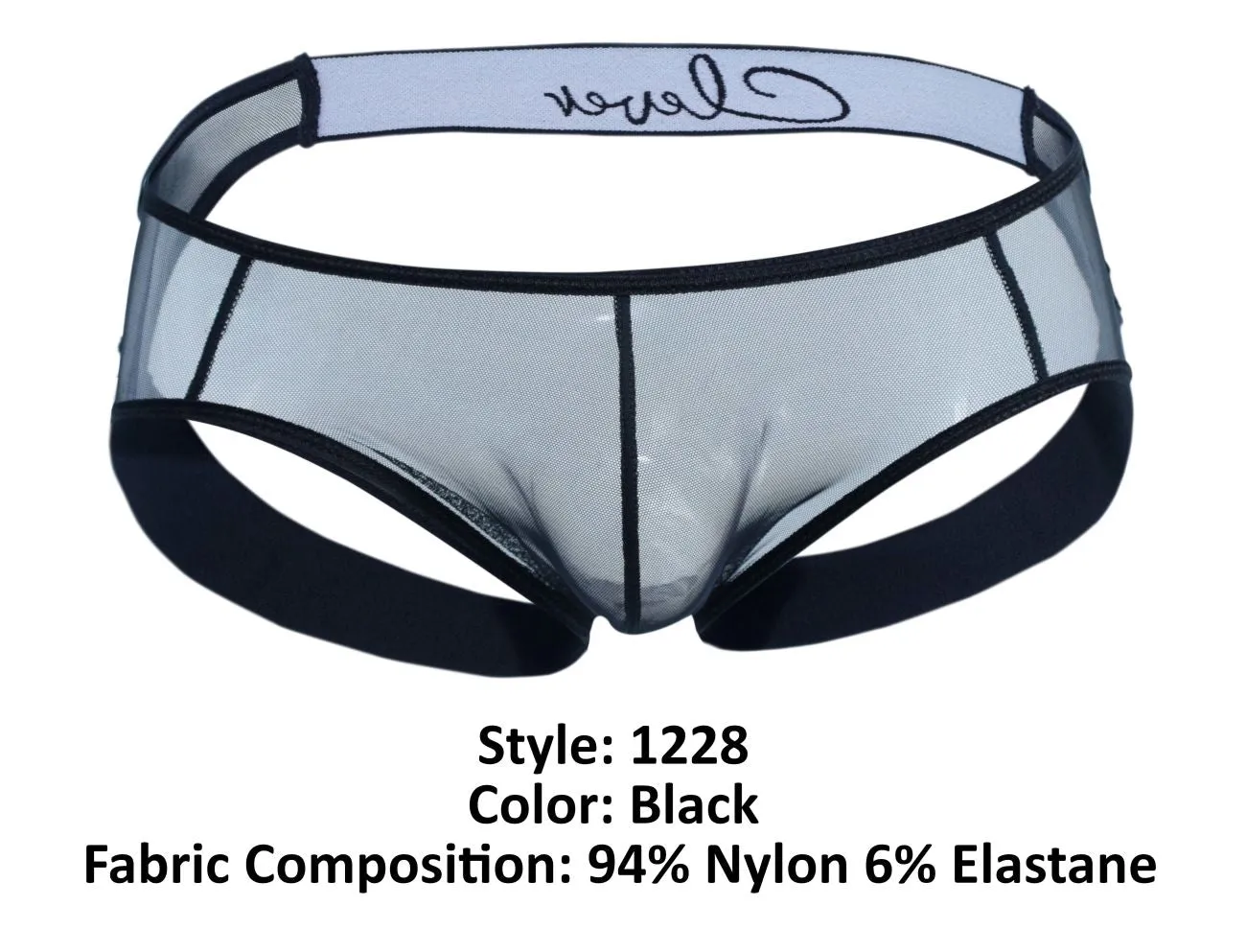 Clothing_Clever_Mens Underwear Clever 1228 Demon Jockstrap Color Black