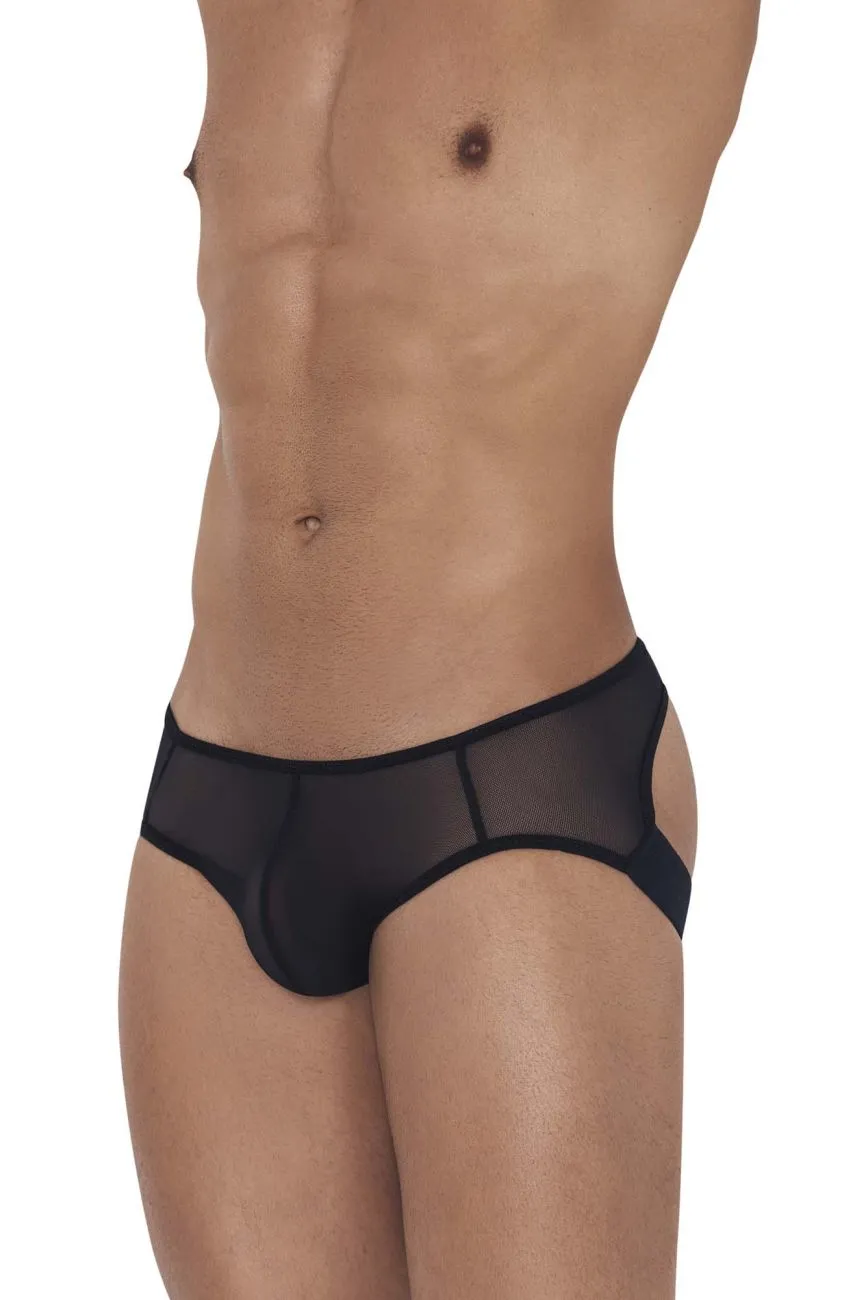 Clothing_Clever_Mens Underwear Clever 1228 Demon Jockstrap Color Black