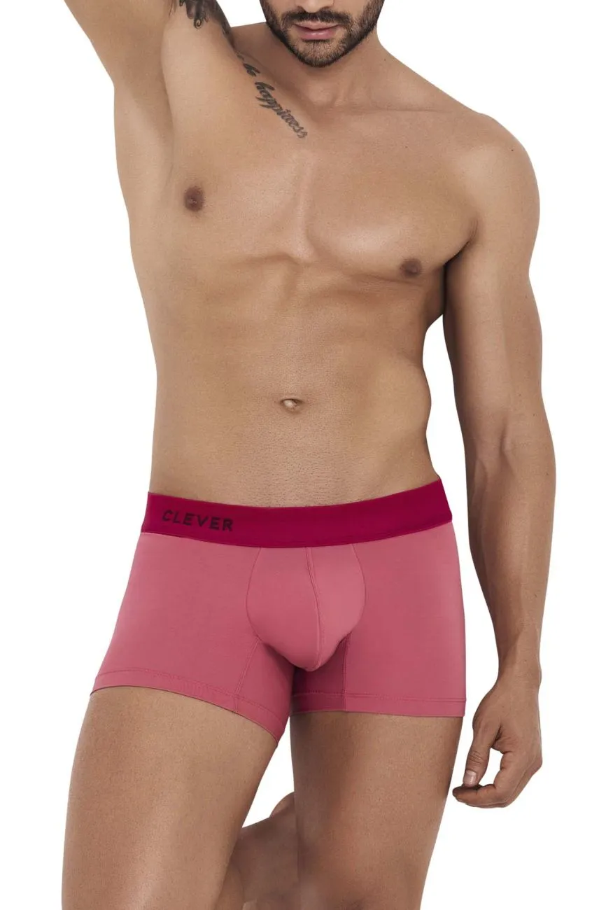 Clothing_Clever_Mens Underwear Clever 1235 Fervor Trunks Color Pink