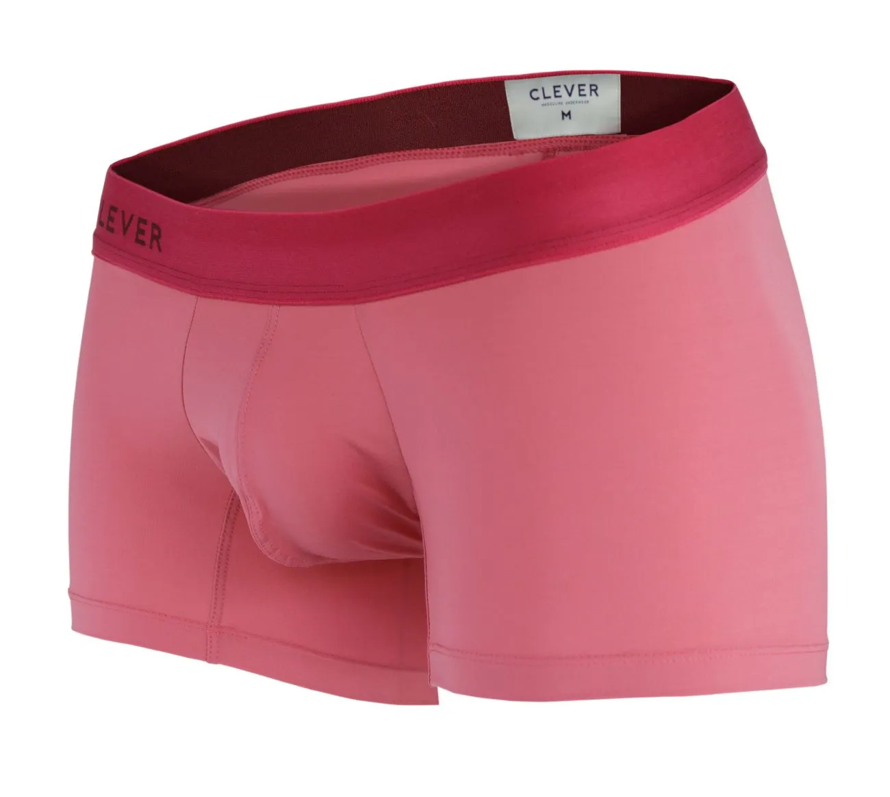 Clothing_Clever_Mens Underwear Clever 1235 Fervor Trunks Color Pink