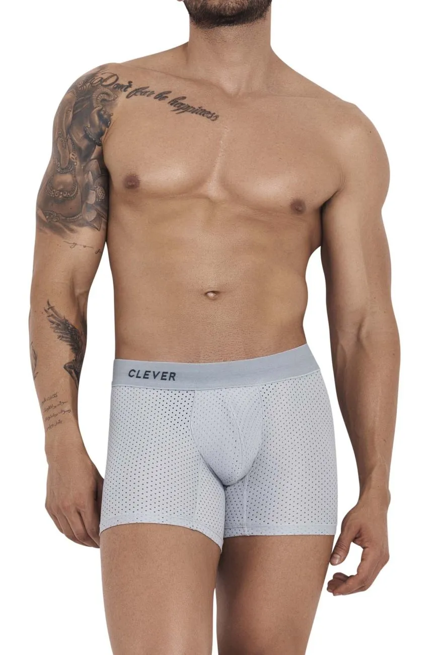 Clothing_Clever_Mens Underwear Clever 1260 Euphoria Boxer Briefs Color Gray