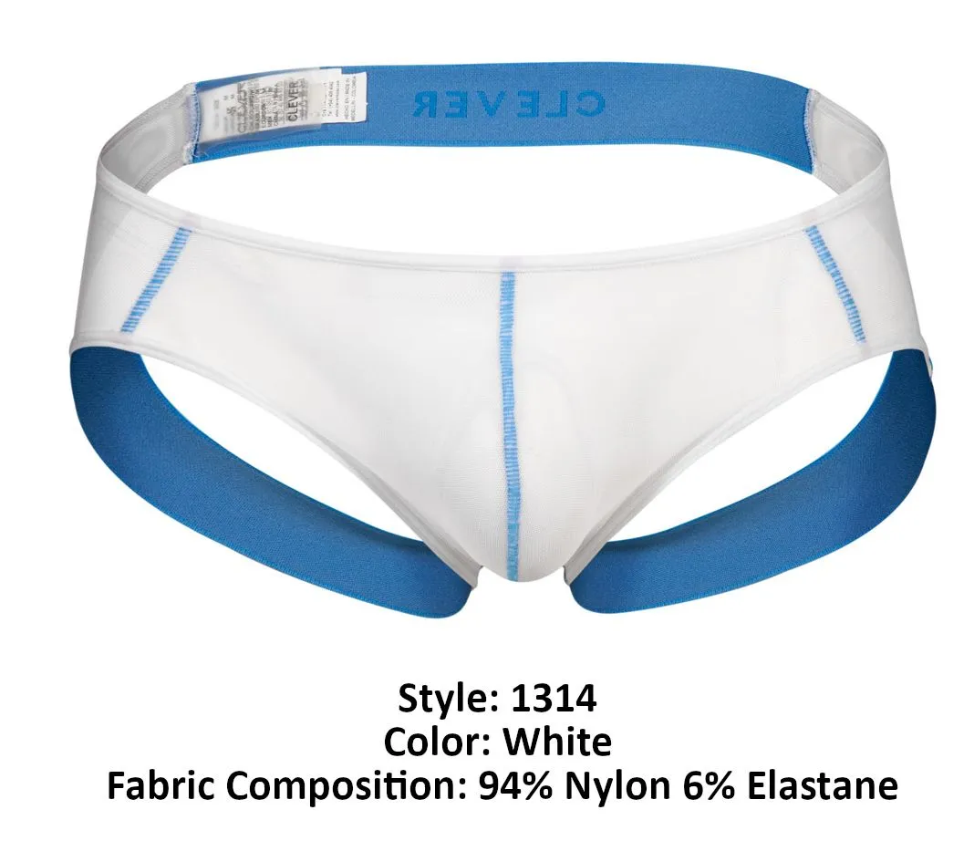 Clothing_Clever_Mens Underwear Clever 1314 Hunch Jockstrap Color White