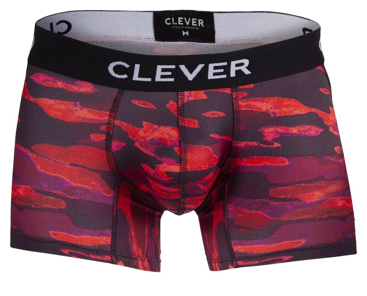 Clothing_Clever_Mens Underwear Clever 1522 Navigate Trunks Color Red