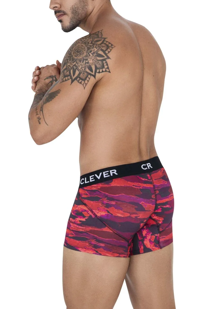 Clothing_Clever_Mens Underwear Clever 1522 Navigate Trunks Color Red