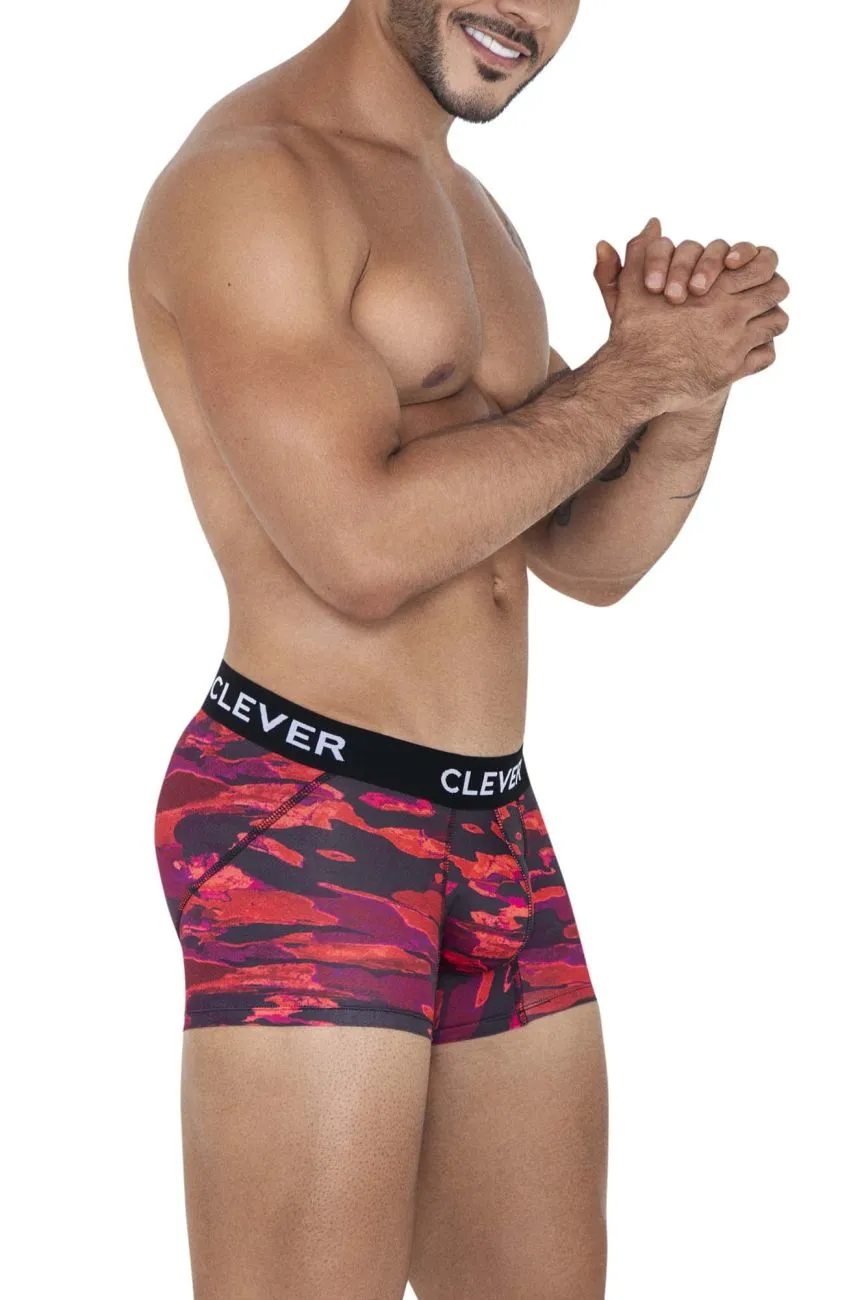 Clothing_Clever_Mens Underwear Clever 1522 Navigate Trunks Color Red