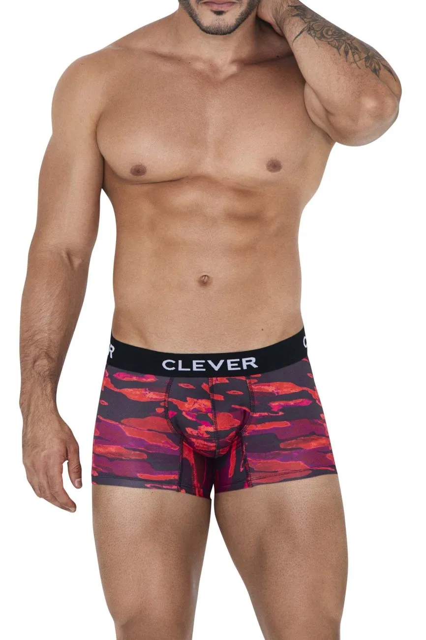 Clothing_Clever_Mens Underwear Clever 1522 Navigate Trunks Color Red
