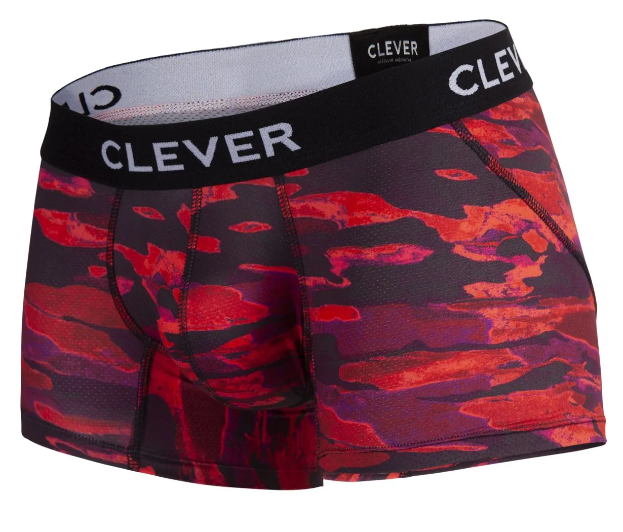Clothing_Clever_Mens Underwear Clever 1522 Navigate Trunks Color Red