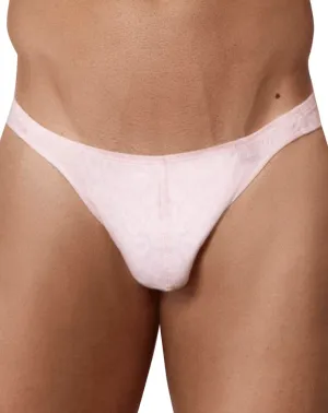 Clothing_Clever_Mens Underwear Clever 1570 Shine Thongs Pink