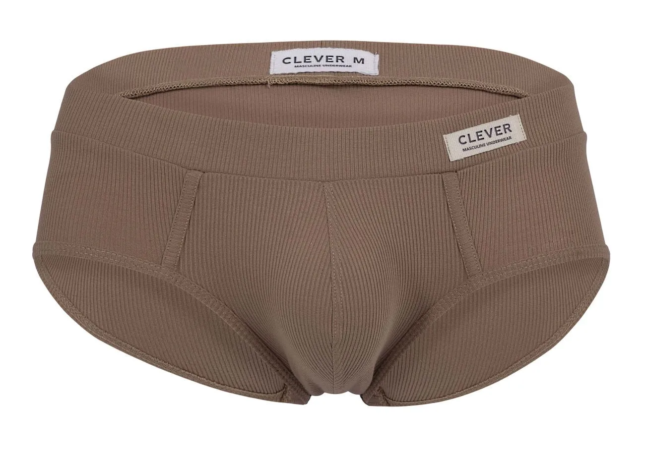 Clothing_Clever_Mens Underwear Clever 1605 Spirit Briefs Color Brown