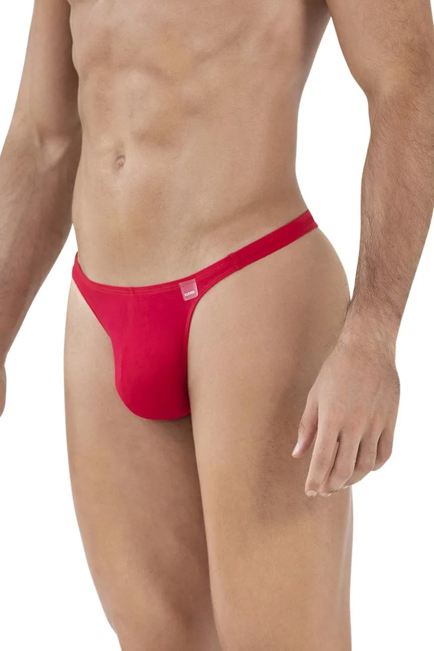 Clothing_Clever_Mens Underwear Clever 1609 Beatnik Thongs Color Red