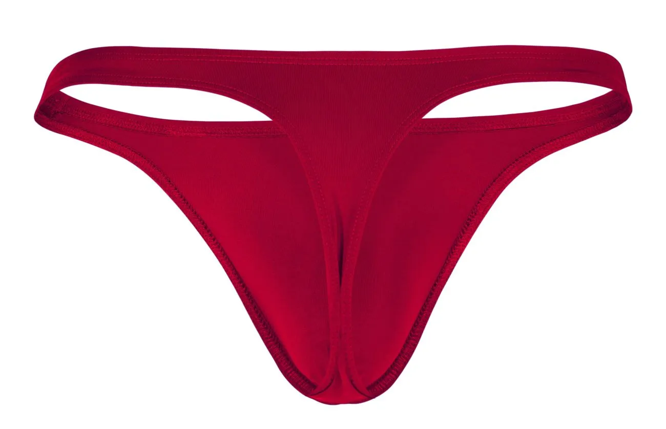 Clothing_Clever_Mens Underwear Clever 1609 Beatnik Thongs Color Red