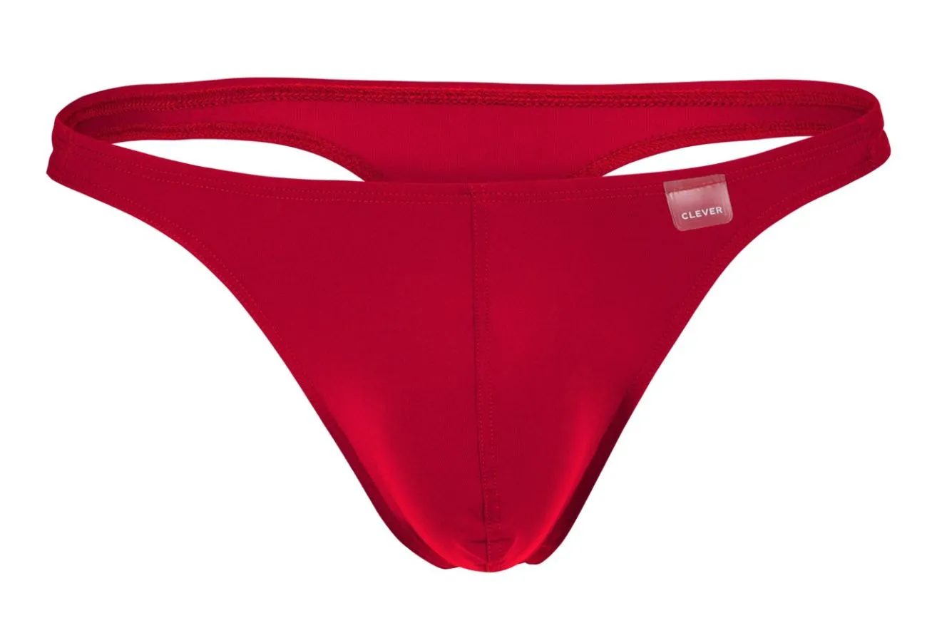 Clothing_Clever_Mens Underwear Clever 1609 Beatnik Thongs Color Red