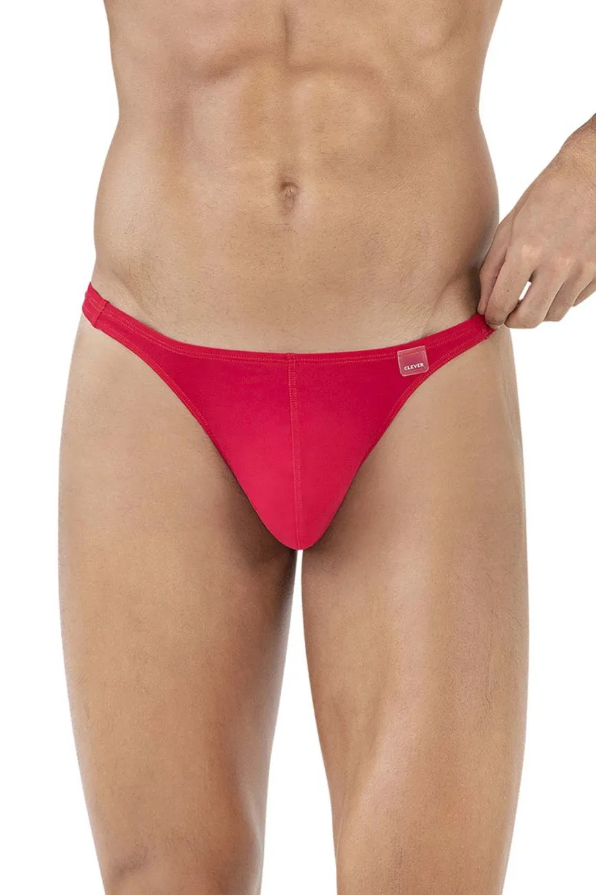 Clothing_Clever_Mens Underwear Clever 1609 Beatnik Thongs Color Red