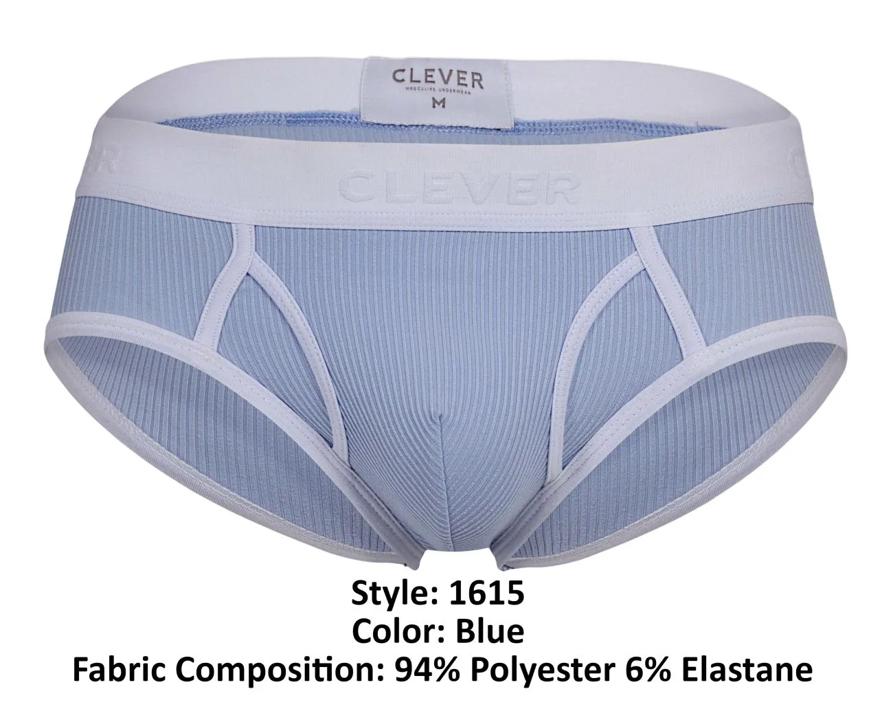 Clothing_Clever_Mens Underwear Clever 1615 Urbano Briefs Color Blue