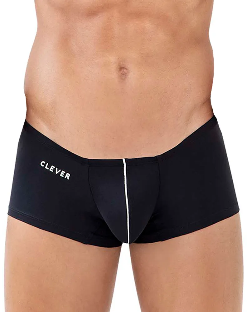 Clothing_Clever_Mens Underwear Clever 1616 Mente Trunks Black