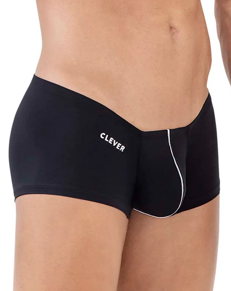 Clothing_Clever_Mens Underwear Clever 1616 Mente Trunks Black