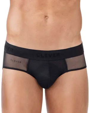Clothing_Clever_Mens Underwear Clever 1626 Yin Yang Briefs Black