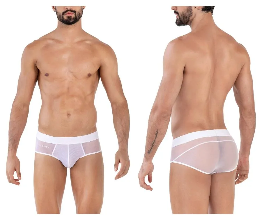 Clothing_Clever_Mens Underwear Clever 1626 Yin Yang Briefs Color White
