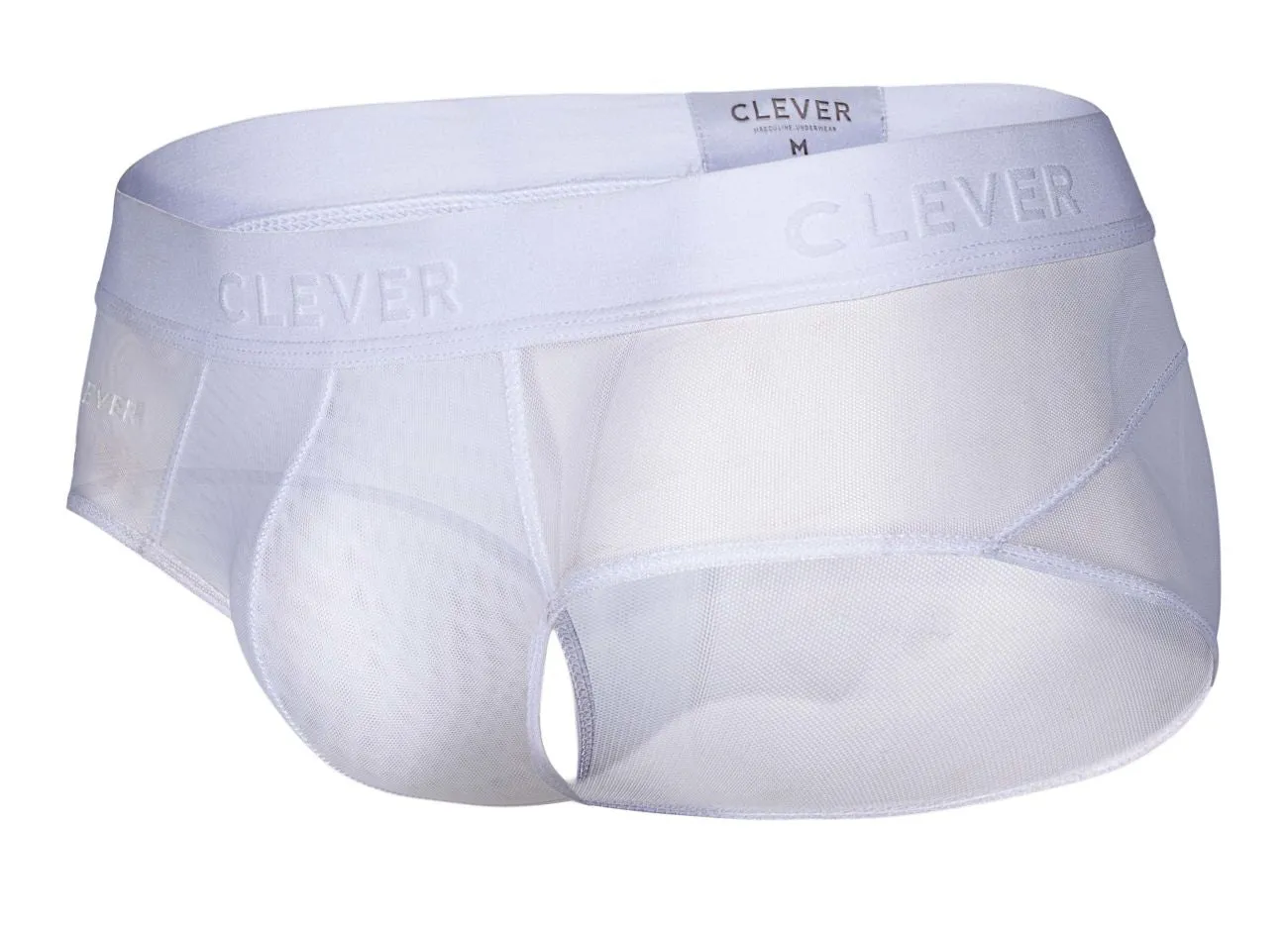 Clothing_Clever_Mens Underwear Clever 1626 Yin Yang Briefs Color White
