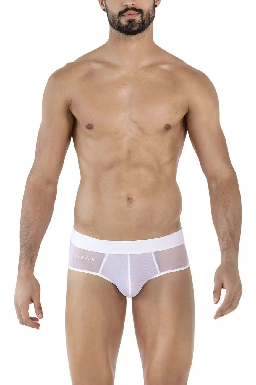 Clothing_Clever_Mens Underwear Clever 1626 Yin Yang Briefs Color White
