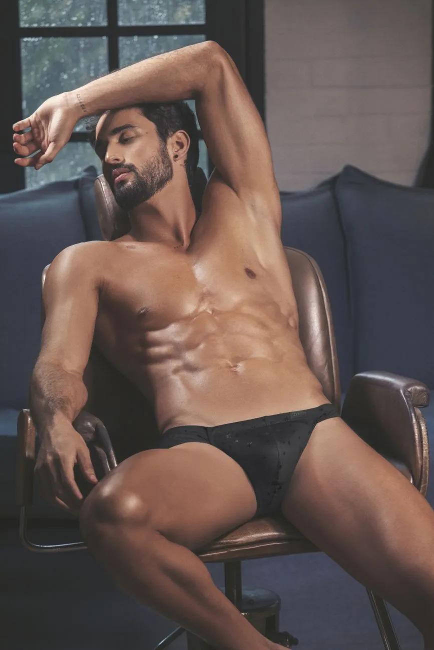 Clothing_Clever_Mens Underwear Clever 1633 Illusion Bikini Color Black