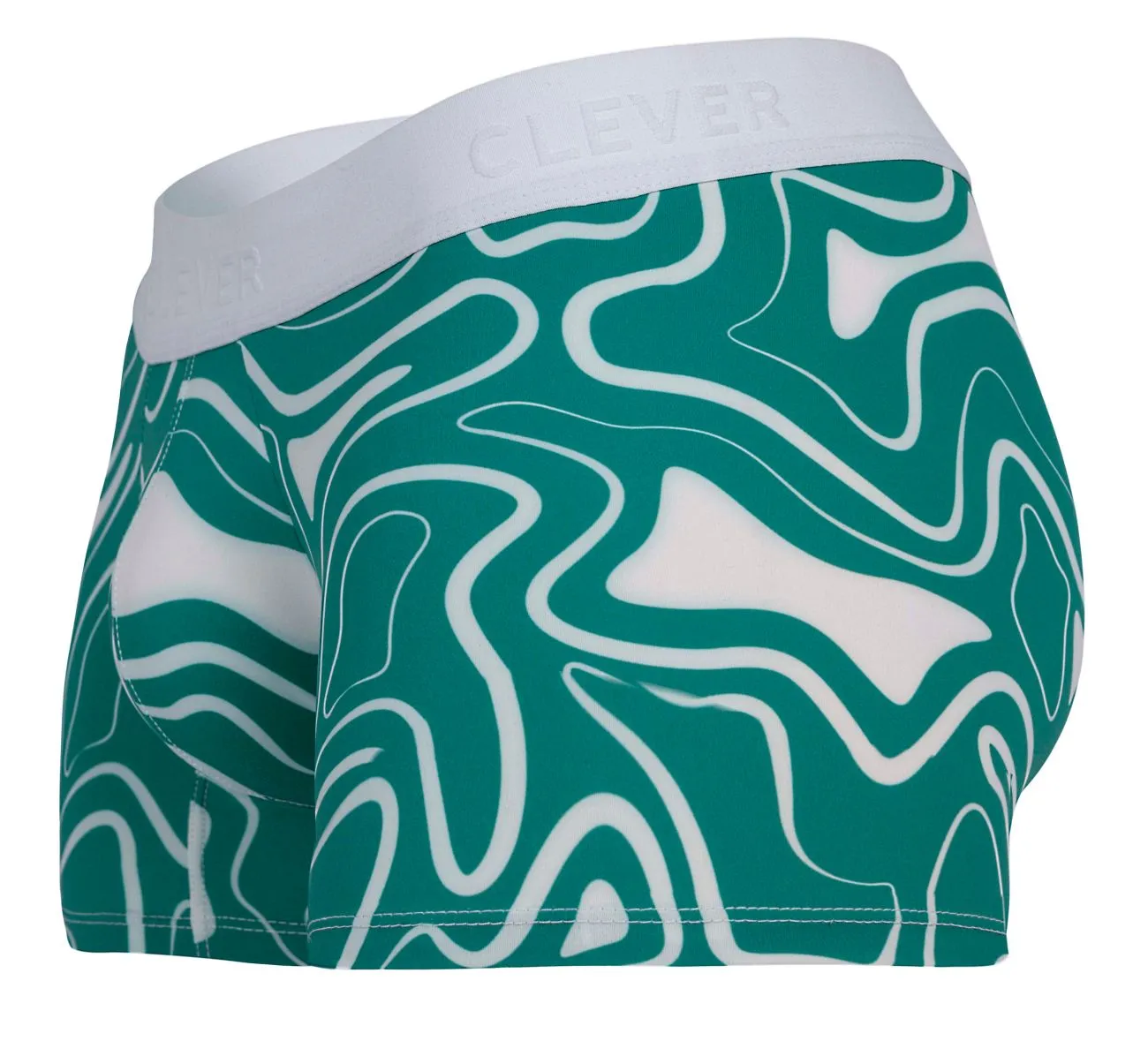 Clothing_Clever_Mens Underwear Clever 1637 Dynamic Trunks Color Green