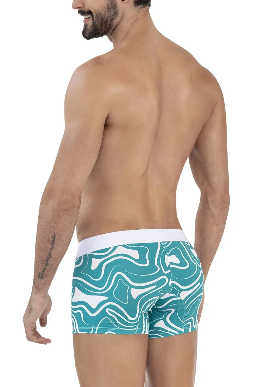 Clothing_Clever_Mens Underwear Clever 1637 Dynamic Trunks Color Green