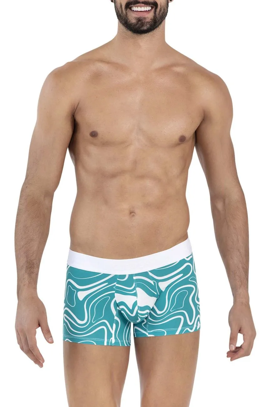 Clothing_Clever_Mens Underwear Clever 1637 Dynamic Trunks Color Green