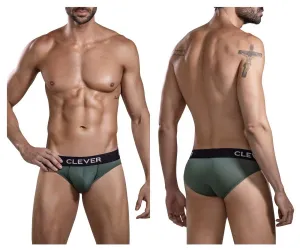 Clothing_Clever_Mens Underwear Clever 1672 Kalipso Briefs Color Green