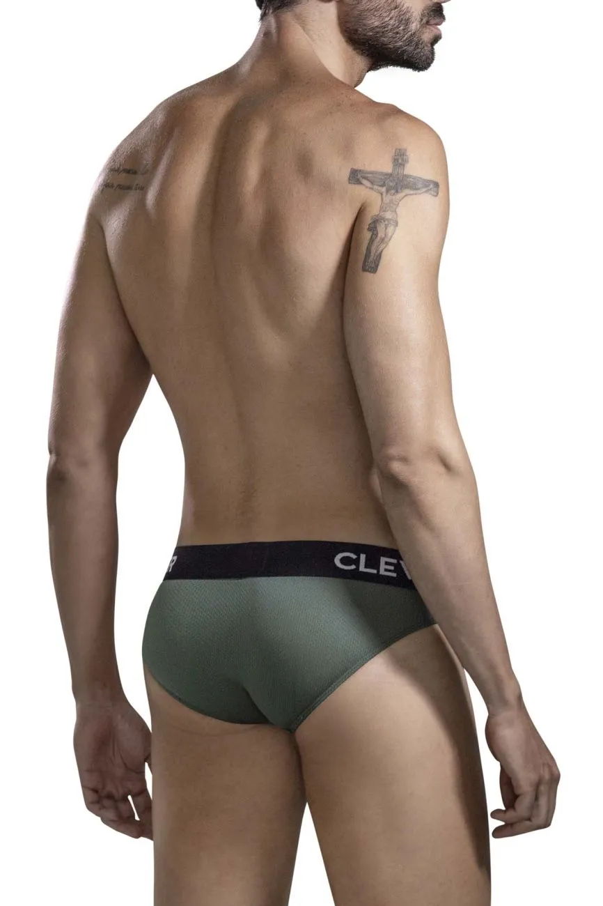 Clothing_Clever_Mens Underwear Clever 1672 Kalipso Briefs Color Green