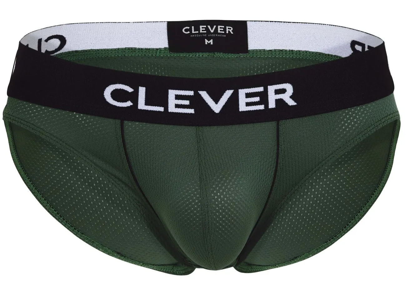 Clothing_Clever_Mens Underwear Clever 1672 Kalipso Briefs Color Green