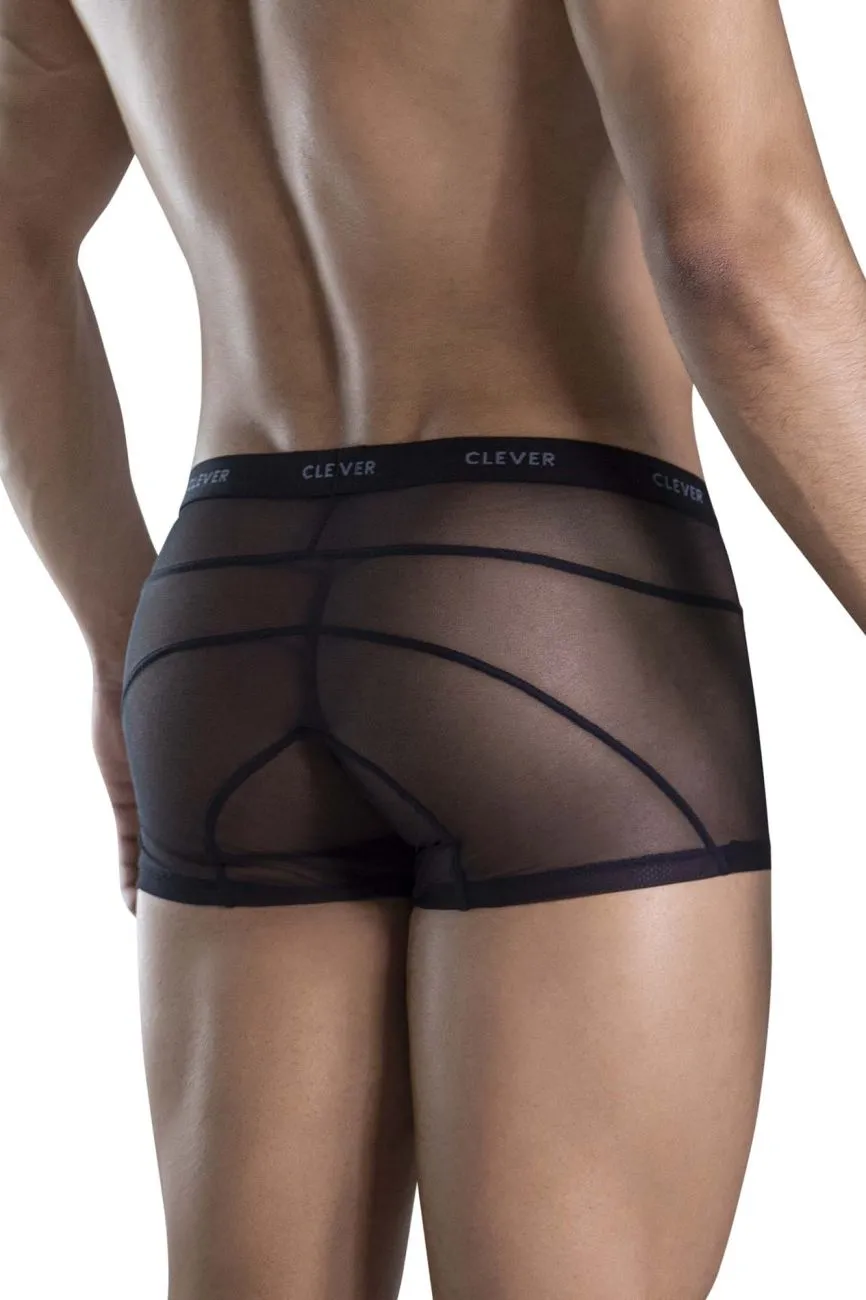 Clothing_Clever_Mens Underwear Clever 1673 Legend Trunks Color Black