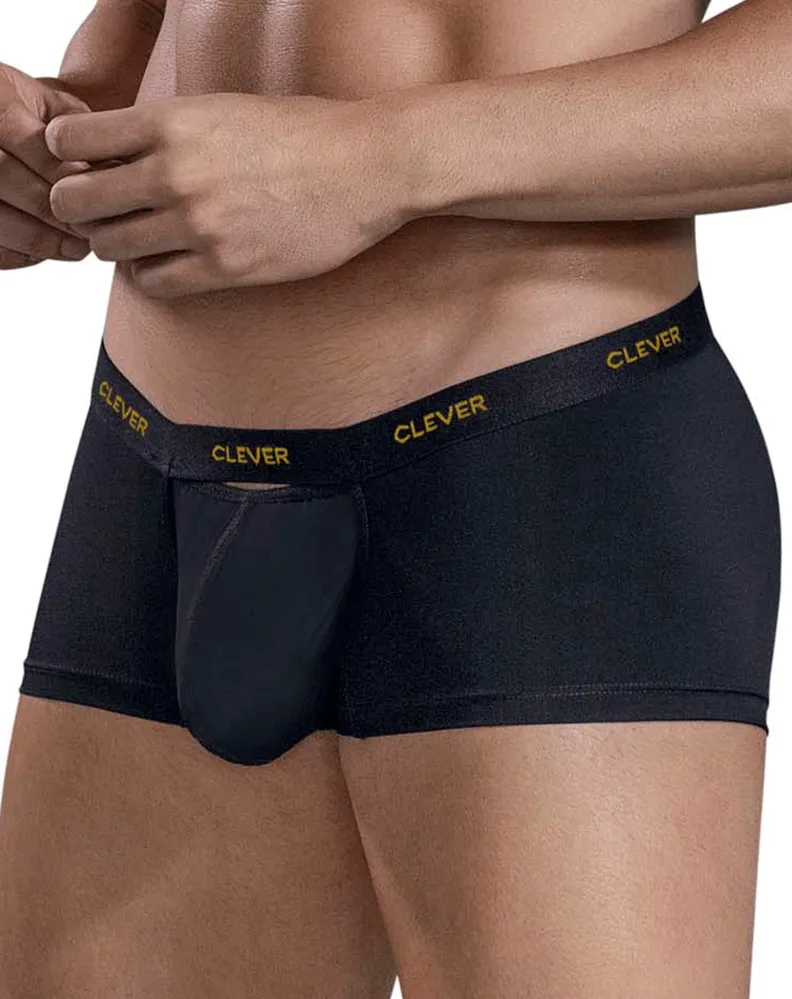 Clothing_Clever_Mens Underwear Clever 1677 Luxury Trunks Black