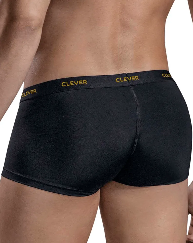 Clothing_Clever_Mens Underwear Clever 1677 Luxury Trunks Black