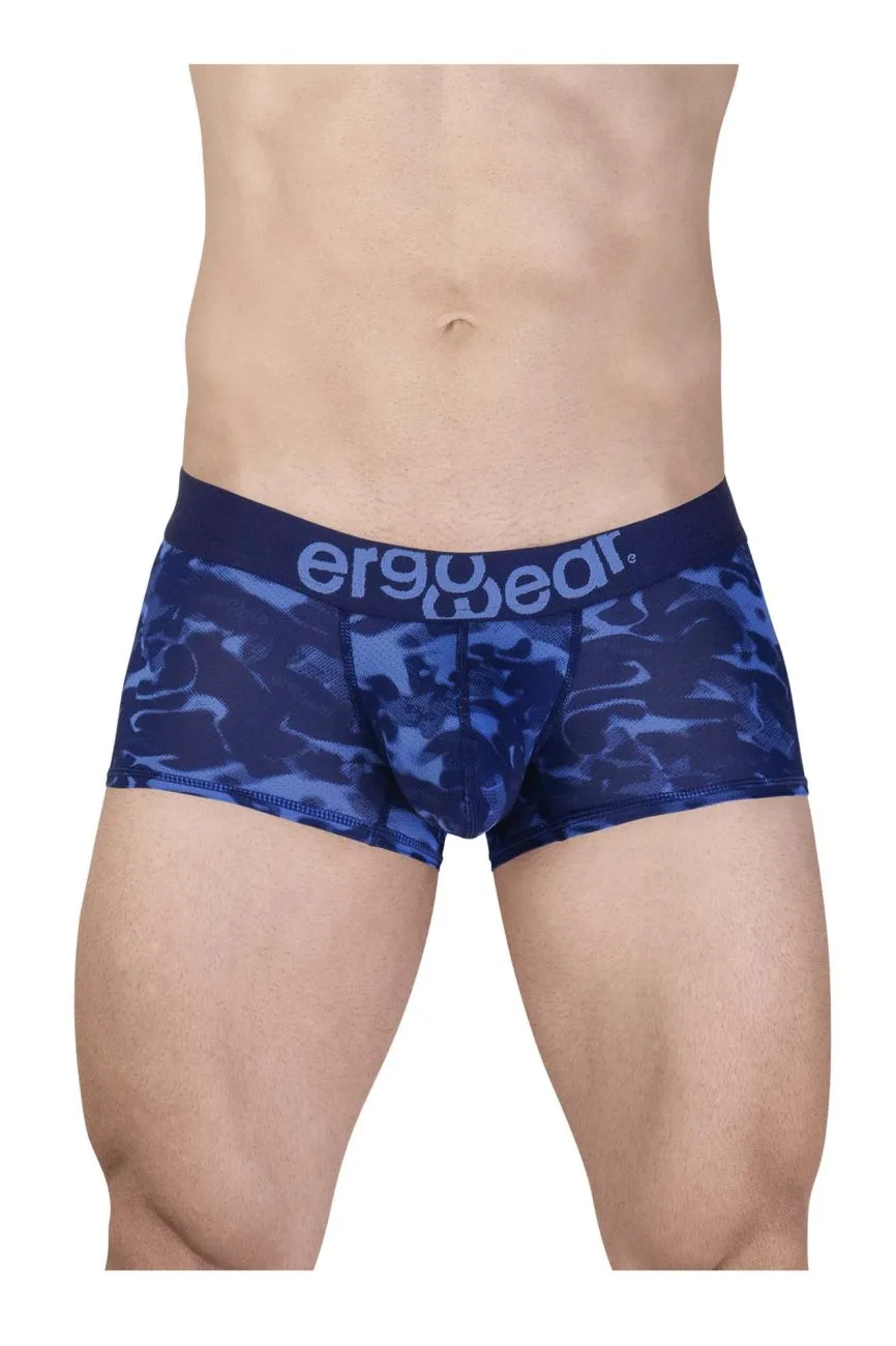 Clothing_Ergowear_Mens Underwear ErgoWear EW1720 MAX SE CAMO Trunks Color Blue