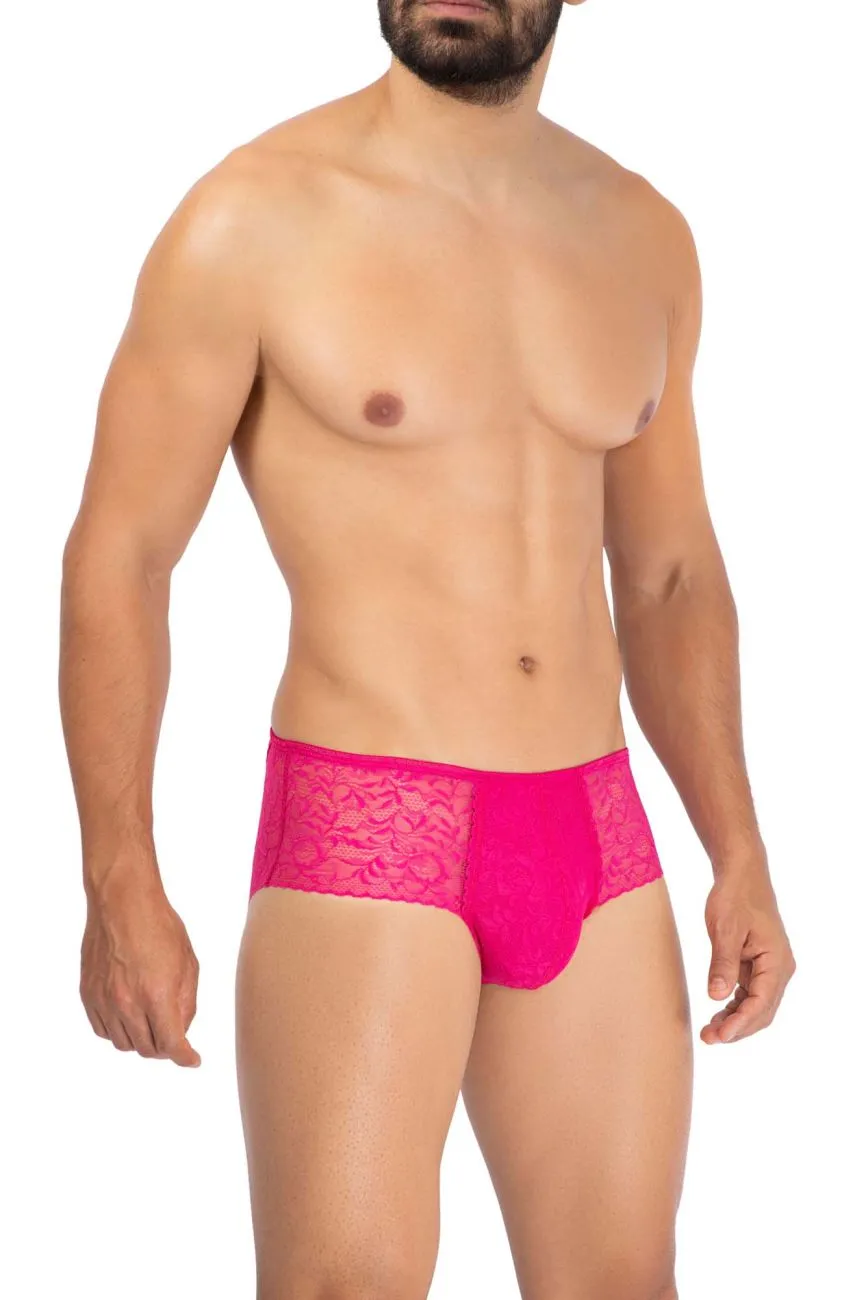 Clothing_Hawair_Mens Underwear HAWAI 42152 Solid Lace Briefs Color Fuchsia