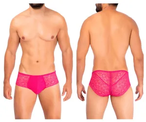 Clothing_Hawair_Mens Underwear HAWAI 42152 Solid Lace Briefs Color Fuchsia