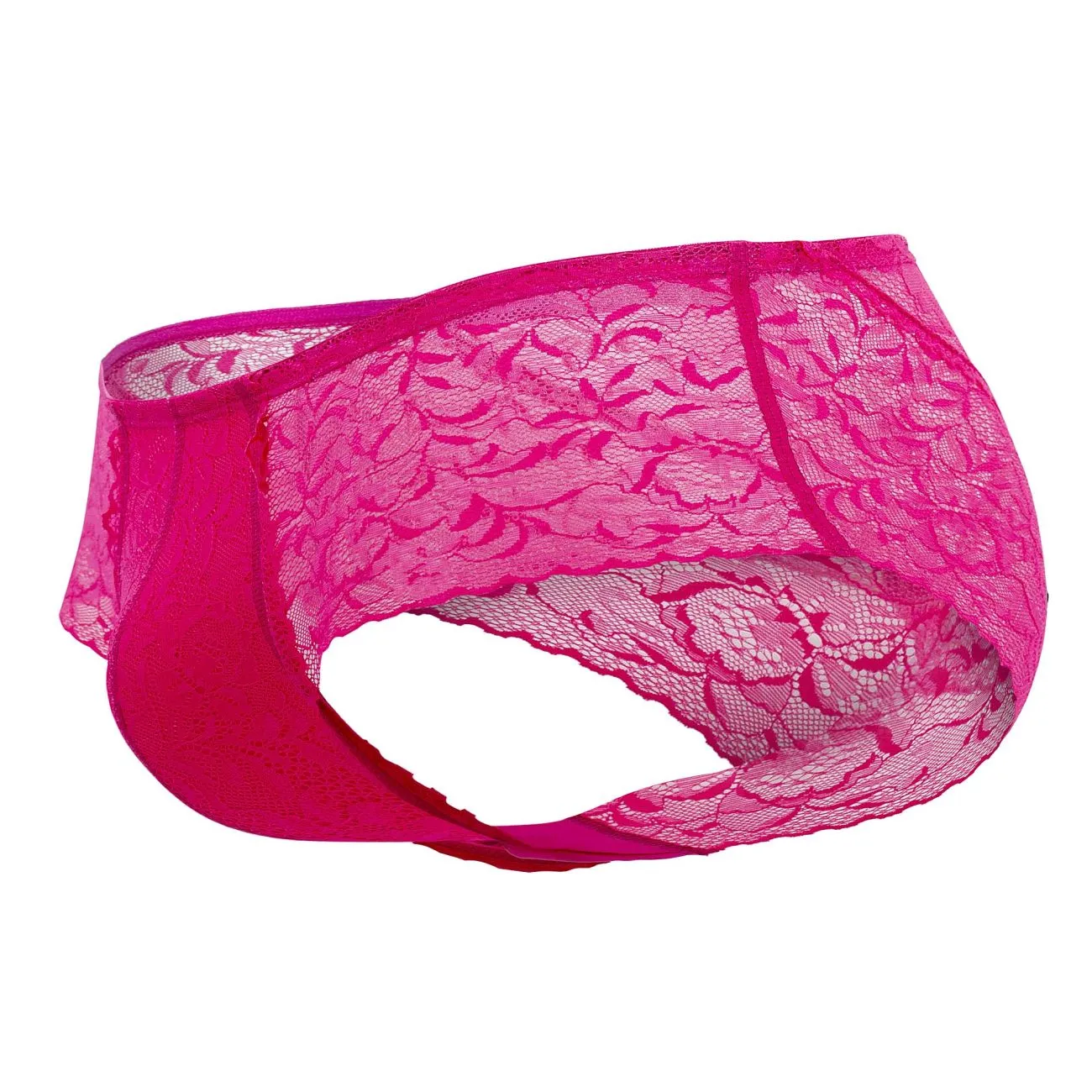Clothing_Hawair_Mens Underwear HAWAI 42152 Solid Lace Briefs Color Fuchsia