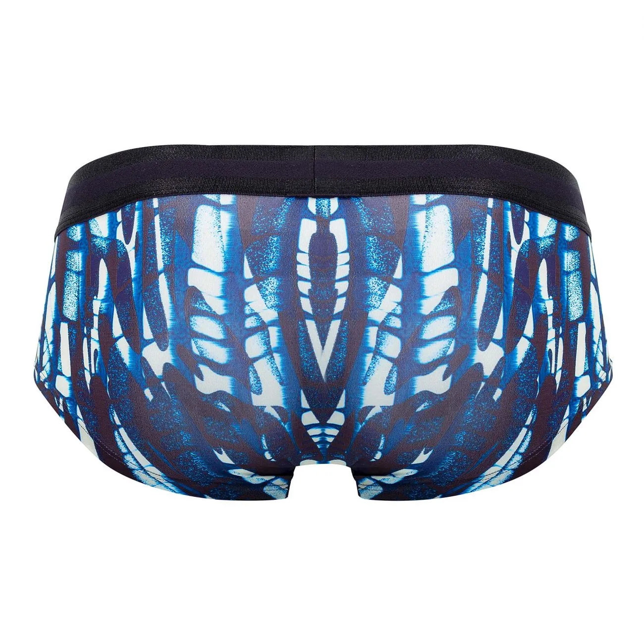 Clothing_Hawair_Mens Underwear HAWAI 42182 Printed Microfiber Briefs Color Dark Blue