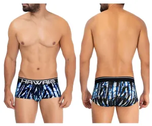 Clothing_Hawair_Mens Underwear HAWAI 42182 Printed Microfiber Briefs Color Dark Blue