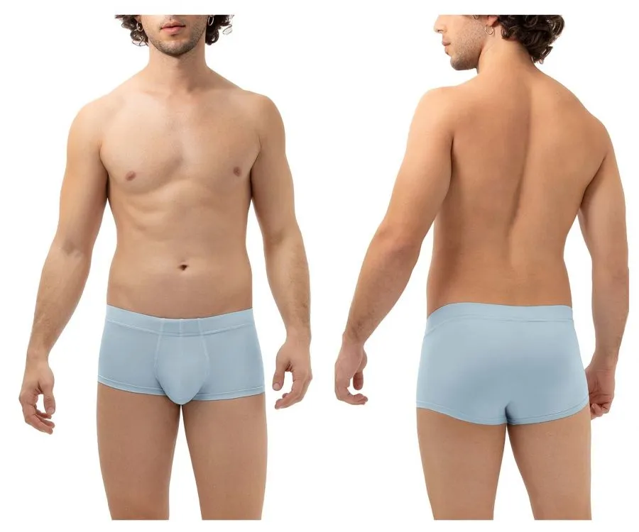 Clothing_Hawair_Mens Underwear HAWAI 42232 Microfiber Trunks Color Light Blue